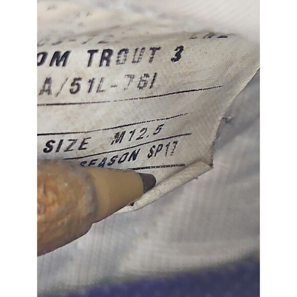 Lsu Fighting Tigers Zoom‎ Trout 3 Promo Sample 2017 World Series Run Cleats Worn main image 14